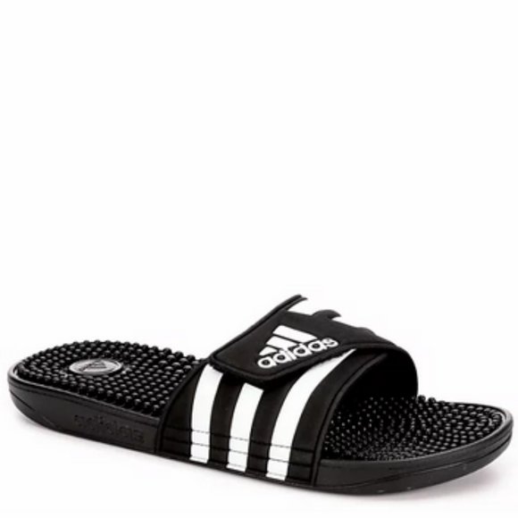 ADIDAS Black Slide Sandals - Picture 3 of 6
